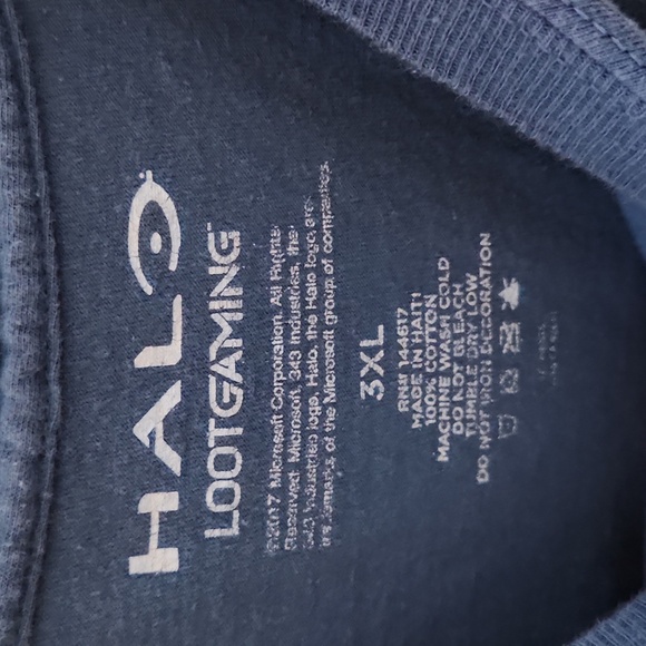 Loot Crate Loot Gaming Halo Spartan Exterminators t-shirt, blue, 3XL - Picture 3 of 4